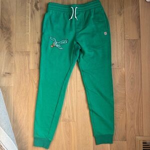 NFL Green Sweatpants with Eagle Design